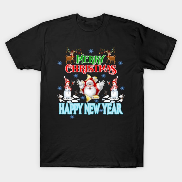 Happy New Year 2023 T-Shirt by hamada_pop